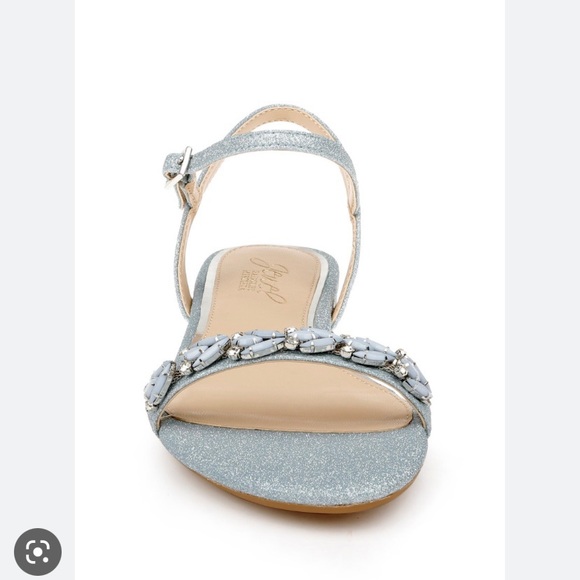 Danica Glitter Embellished Flat Sandals - Picture 6 of 11